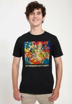 Disney Alice In Wonderland Party Party Unisex - T-Shirt Con Stampa - Black