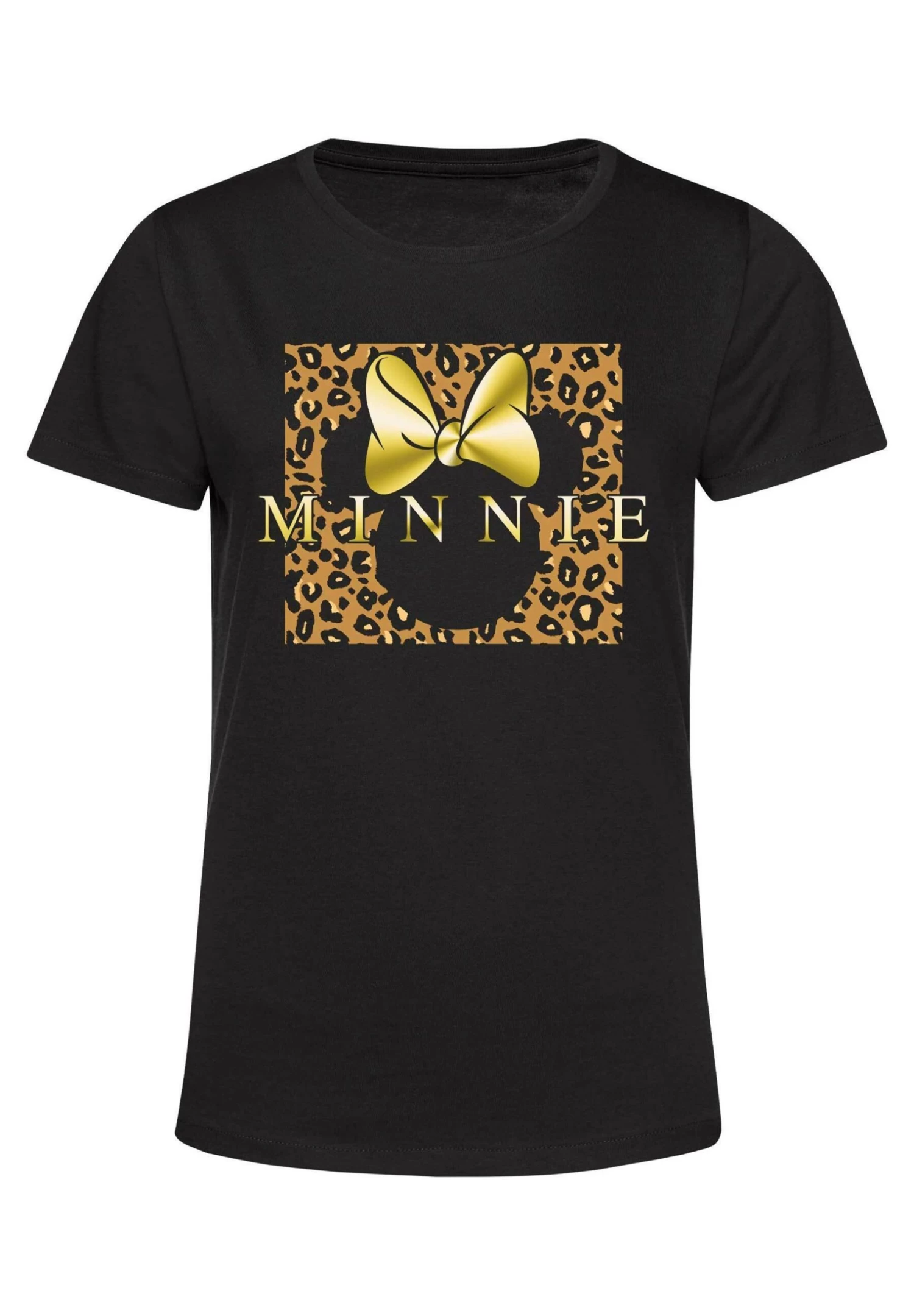 Disney Mickey Classic Leopard Square MinnieT-Shirt Con StampaBlack Donna T-shirt E Top H3A21D2AA-Q11 5 Disney Mickey Classic Leopard Square MinnieT-Shirt Con StampaBlack Donna T-shirt E Top H3A21D2AA-Q11 - immagine 5