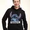 Disney Lilo Stitch StitchFelpa Con CappuccioBlack Donna Felpe H3A21J373-Q11