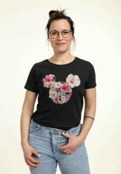 Disney Classic Mickey Tropical MouseT-Shirt Con StampaBlack Donna T-shirt E Top H3A21D317-Q11 -Disney e1c8714894554a30889a26b164ef85e3