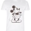 Disney Mickey Classic Sketchy MickeyT-Shirt Con StampaWhite Donna T-shirt E Top H3A21D4CZ-A11