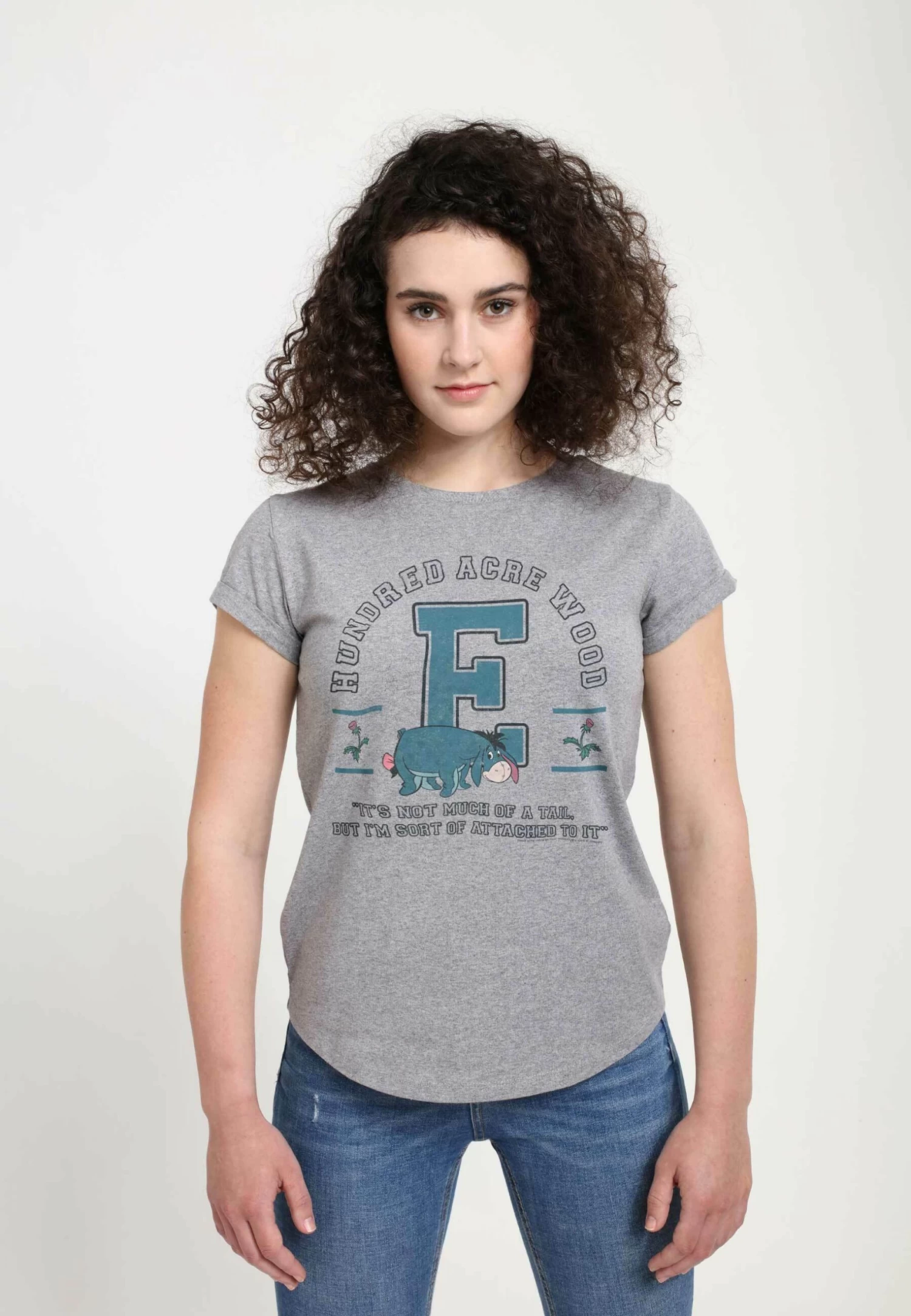 Disney Winnie The Pooh Eeyore CollegiateT-Shirt Con StampaMelange Grey Donna T-shirt E Top H3A21D0VM-C11 3 Disney Winnie The Pooh Eeyore CollegiateT-Shirt Con StampaMelange Grey Donna T-shirt E Top H3A21D0VM-C11 - immagine 3