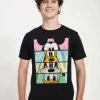 Disney Classics Mickey ClassicCrew CropT-Shirt Con StampaBlack Uomo T-shirt E Polo H3A21002T-Q11