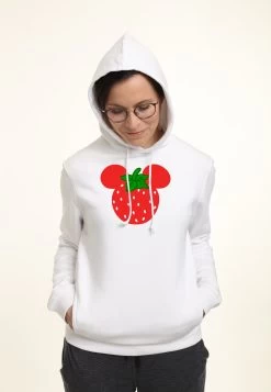 Disney Mickey & Friends Strawberry EarsFelpa Con CappuccioWhite Donna Felpe H3A21J40U-A11 -Disney e576b096639847b785421b2e489cdf2a