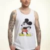 Disney Classic Mickey Mightiest Mouse Tank - Top - White