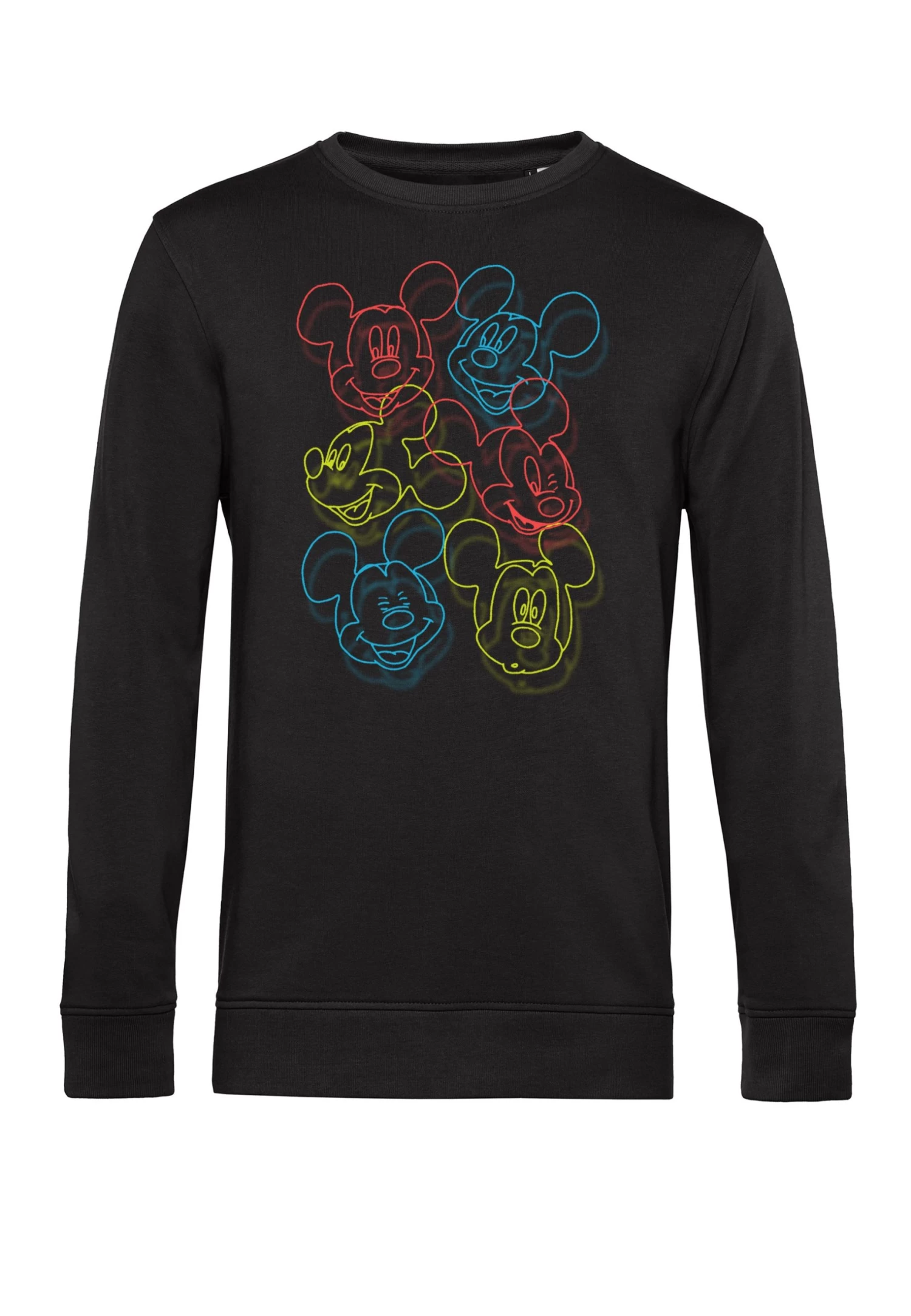 Disney Classic Mickey Neon HeadsFelpaBlack Donna Felpe H3A21J88D-Q11 4 Disney Classic Mickey Neon HeadsFelpaBlack Donna Felpe H3A21J88D-Q11 - immagine 4