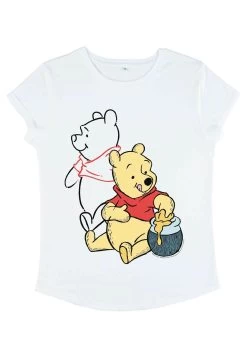 Disney Winnie The Pooh Pooh Line ArtT-Shirt Con StampaWhite Donna T-shirt E Top H3A21D0DX-A11 -Disney e9c0a88397aa43988a4afa6df1111131