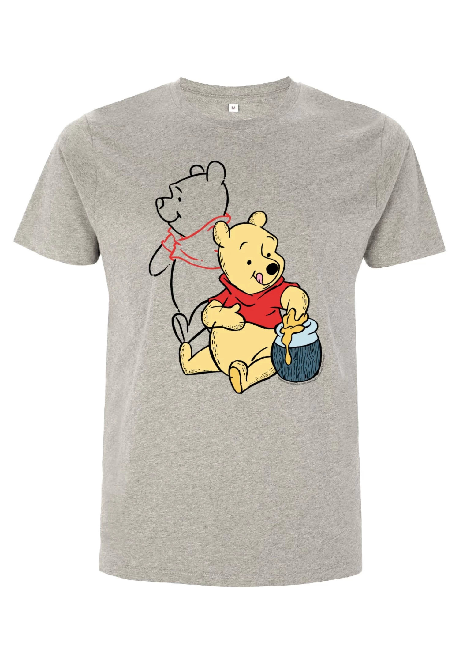 Disney Winnie The Pooh Pooh Line ArtT-Shirt Con StampaMelange Grey Uomo T-shirt E Polo H3A22O4JT-C11 4 Disney Winnie The Pooh Pooh Line ArtT-Shirt Con StampaMelange Grey Uomo T-shirt E Polo H3A22O4JT-C11 - immagine 4
