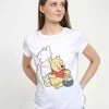 Disney Winnie The Pooh Pooh Line ArtT-Shirt Con StampaWhite Donna T-shirt E Top H3A21D0DX-A11