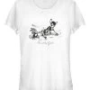 Disney Bambi FriendshipT-Shirt Con StampaWhite Donna T-shirt E Top H3A21DBBQ-A11