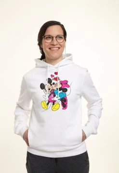 Disney Mickey Mouse Mickey Minnie LoveFelpa Con CappuccioWhite Donna Felpe H3A21J412-A11