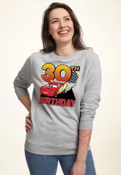 Disney Cars 2 Lightning Birthday 30 - Felpa - Heather Grey -Disney eef5b5d7754c4f30ac3c8a95139a2f11