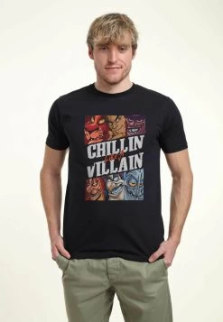 Disney Villains Villains Chills Unisex - T-Shirt Con Stampa - Navy Blue