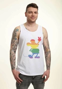 Disney Mickey Classic Love Is Love Pride Mickey - Top - White