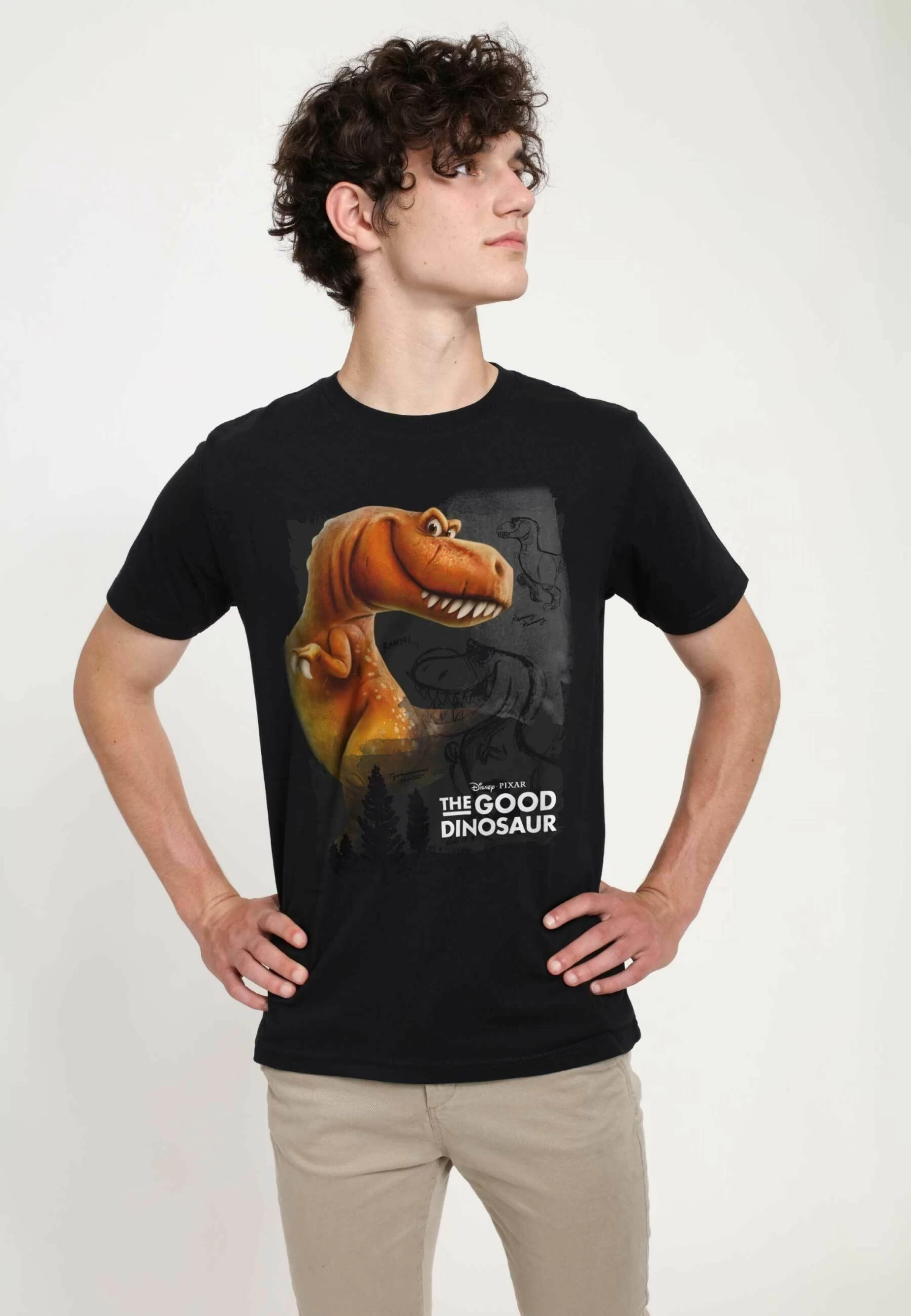 Disney The Good Dinosaur Ramsey Unisex - T-Shirt Con Stampa - Black 3 Disney The Good Dinosaur Ramsey Unisex - T-Shirt Con Stampa - Black - immagine 3