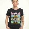 Disney Mickey Classic Crew CropT-Shirt Con StampaBlack Donna T-shirt E Top H3A21D3ST-Q11