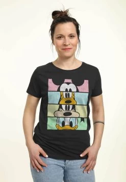 Disney Mickey Classic Crew CropT-Shirt Con StampaBlack Donna T-shirt E Top H3A21D3ST-Q11