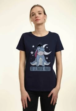 Disney Winnie The Pooh Eeyore Not MorningT-Shirt Con StampaNavy Blue Donna T-shirt E Top H3A2102SH-K11 -Disney f4580d12d29944679a125fb70dcfd224