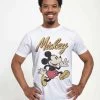 Disney Mickey Classic Vintage Mickey UnisexT-Shirt Con StampaWhite Uomo T-shirt E Polo H3A2100JM-A11