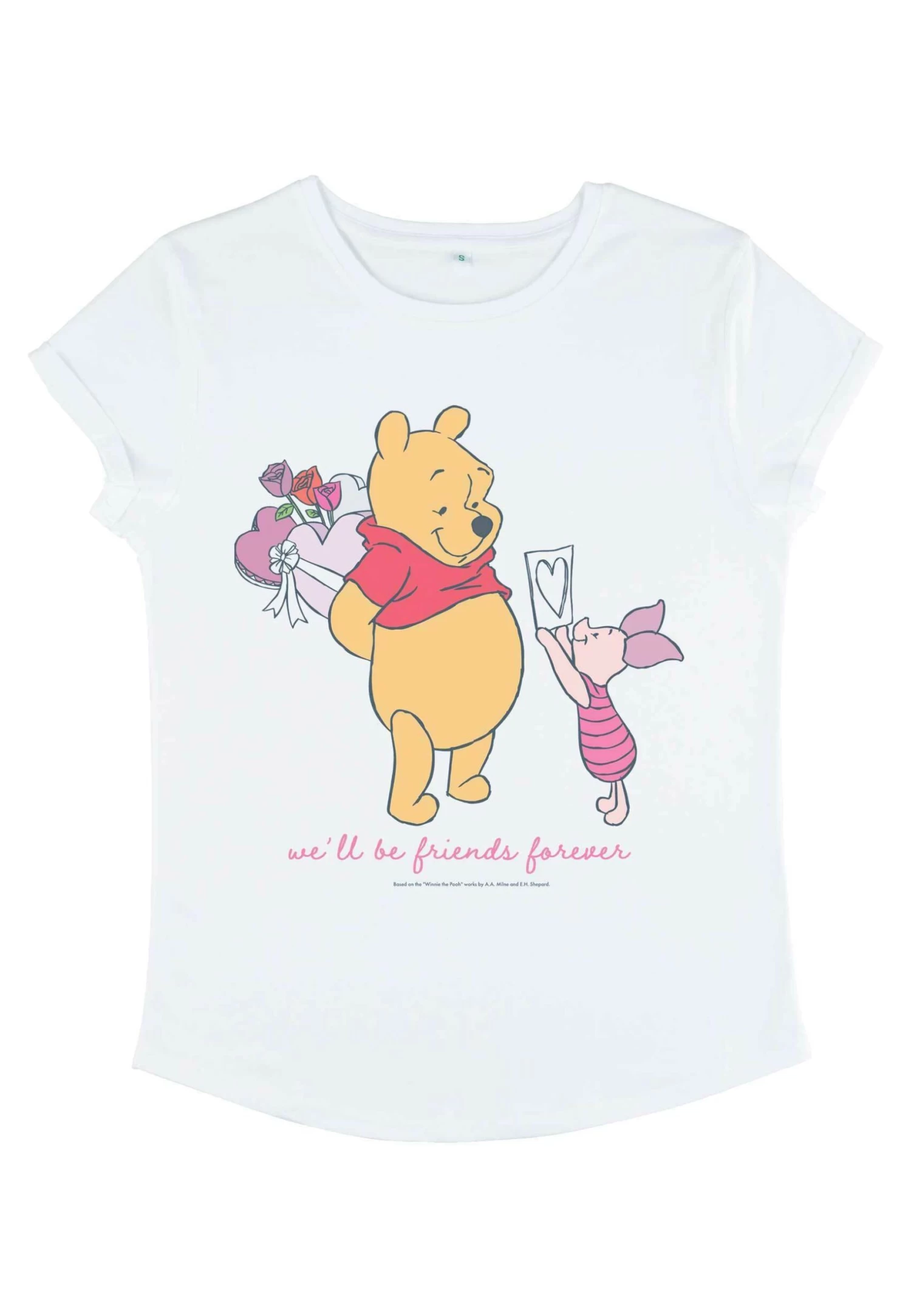 Disney Winnie The Pooh Friends Forever - T-Shirt Con Stampa - White 3 Disney Winnie The Pooh Friends Forever - T-Shirt Con Stampa - White - immagine 3