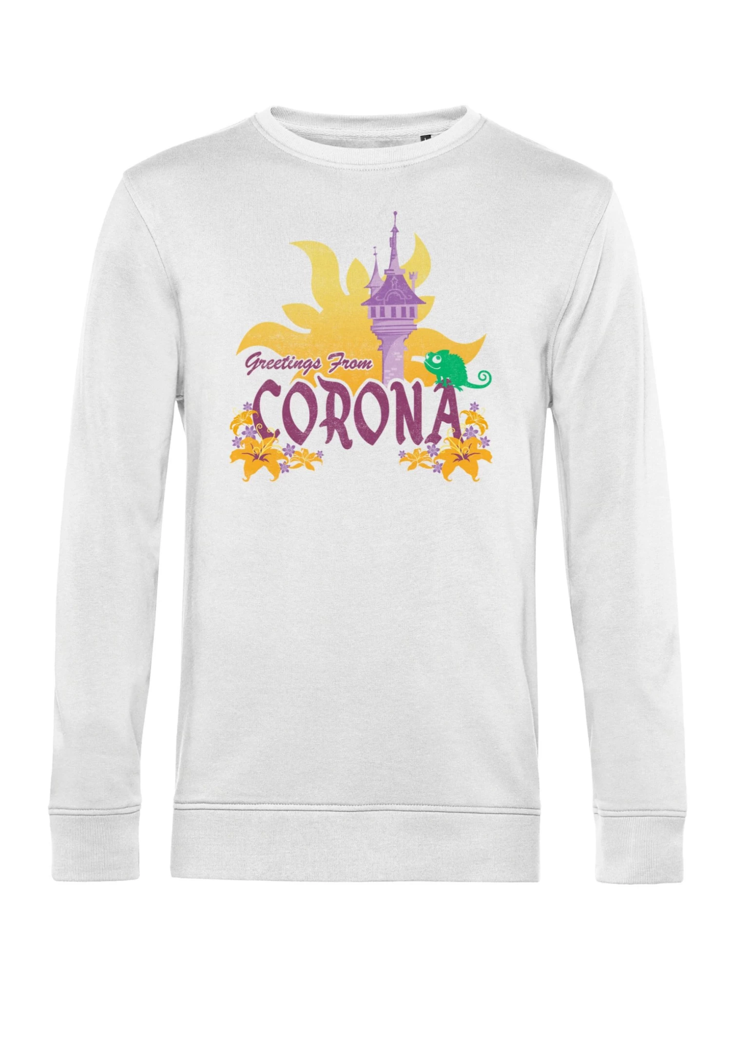 Disney Tangled Corona Destination - Felpa - White 4 Disney Tangled Corona Destination - Felpa - White - immagine 4