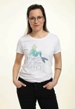 Disney The Little Mermaid Heart Of The Sea - T-Shirt Con Stampa - White