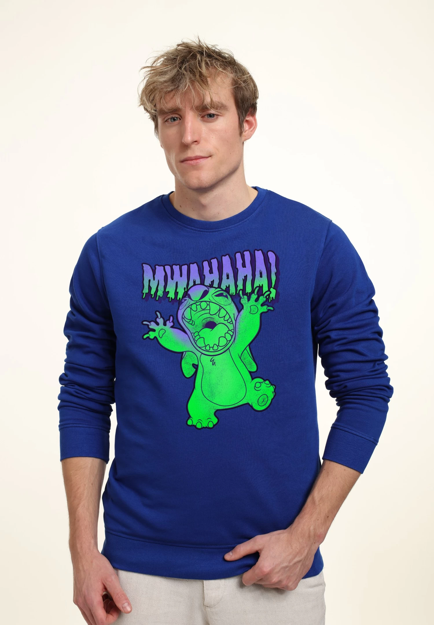 Disney Lilo & Stitch MwahahaFelpaRoyal Blue Uomo Maglieria E Felpe H3A22S4FT-K12 3 Disney Lilo & Stitch MwahahaFelpaRoyal Blue Uomo Maglieria E Felpe H3A22S4FT-K12 - immagine 3