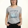 Disney Princess Midnight PrincessT-Shirt Con StampaHeather Grey Donna T-shirt E Top H3A21D1EP-C11