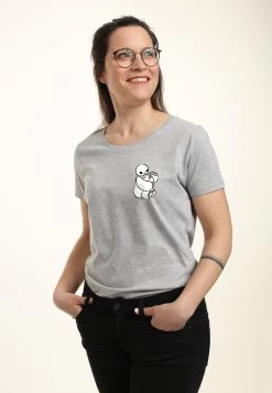 Disney Big Hero 6 Movie Baymax KittyT-Shirt Con StampaHeather Grey Donna T-shirt E Top H3A21D8V1-C11 -Disney fda47e131b204a0da893defcce917bdc